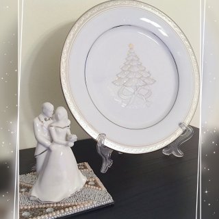 porcelain plate,Lenox,personalized ornament