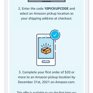 Amazon 选择到货自取，🈵️$20立...
