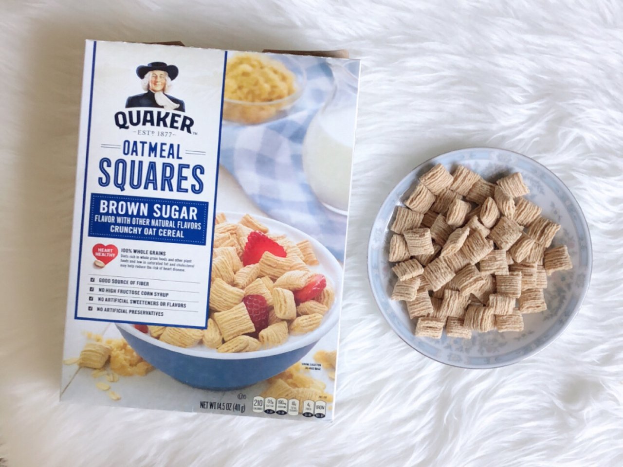 QUAKER 桂格,Crunchy Oat Cereal with Brown Sugar Flavor