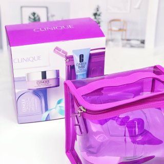 Clinique紫胖子卸妆套装...