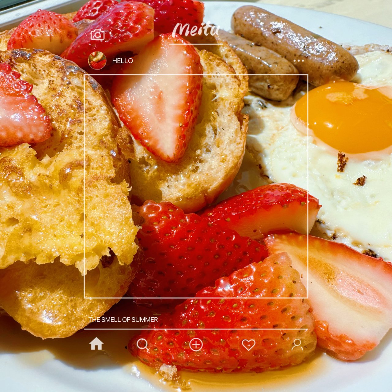 元气早餐—草莓法式吐司🍓🍓...