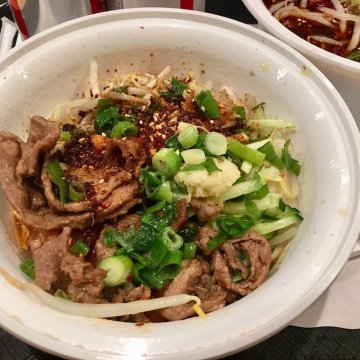 姑娘手西安手夹馍 - Xian streetfood - 波士顿 - Boston - 推荐菜：牛肉干拌面