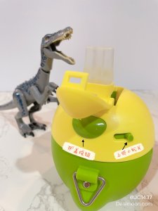 【微众测】萌滴滴的小恐龙儿童吸管杯