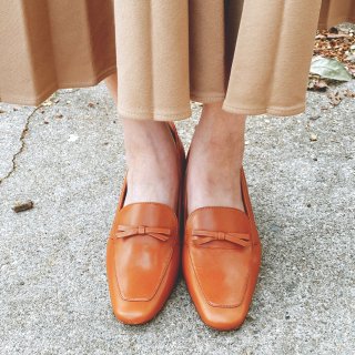 J.Crew: Kate Loafer Pumps In Leather For Women