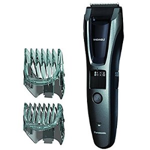 Today Only: Panasonic Hair and Beard Trimmer, Men's, with 39 Adjustable Trim Settings and Two Comb Attachments for Beard and Hair, Corded or Cordless Operation, ER-GB60-K