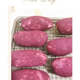 【21-11】仿真紫薯面包...