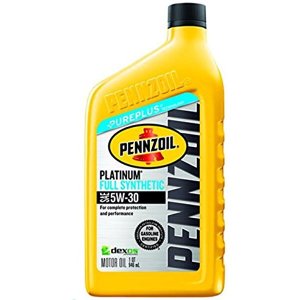 Pennzoil 5w-30 白金级全合成机油 1夸脱