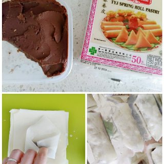 空气炸锅版豆沙春卷+自制豆沙...
