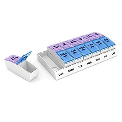 Ezy Dose Weekly AM/PM Pop-Out Pill Planner (Small)