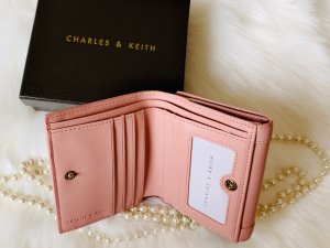 粉色单品之小CK钱包