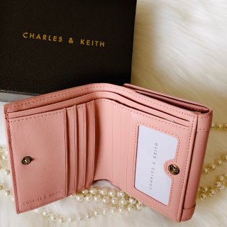 粉色单品之小CK钱包...