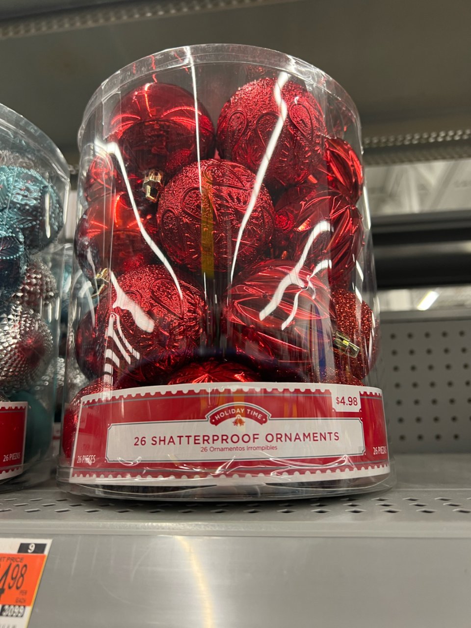Walmart 圣诞树球