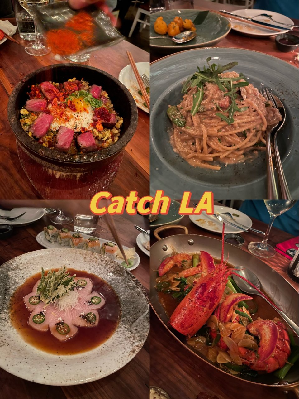 洛杉矶老网红餐厅Catch LA居然有点...