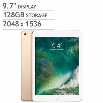 Apple iPad A9 Chip 128GB - Gold 2017新款
