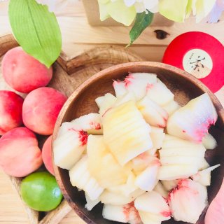 自制：原汁原味的水蜜桃🍑果茶好喝又健康！...