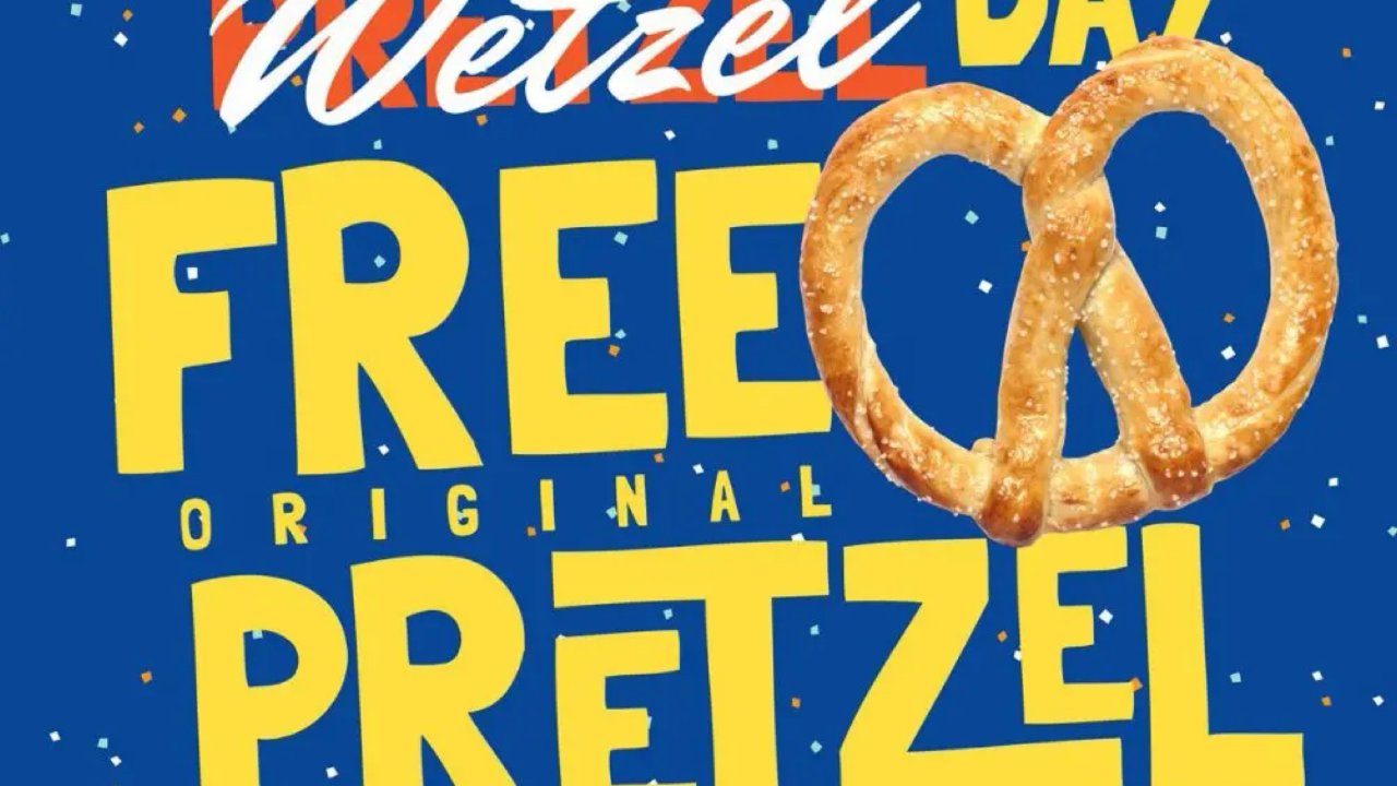 Wetzel’s Pretzels免费送‼️无需购买🥨