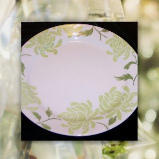 Corelle 康宁餐具,green chrysanthemum