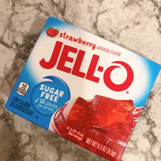 15卡｜低卡零食｜🍓奶油无糖Jell-O...