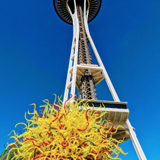 Chihuly,space needle,Seattle