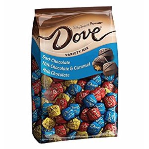 闪购：Dove 黑巧克力、牛奶巧克力、焦糖巧克力混合包装 153粒