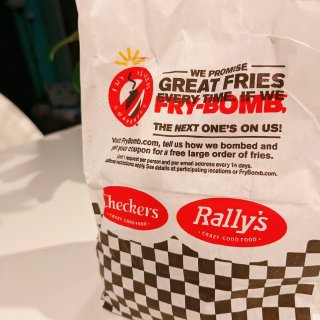敢信这是我第一次吃Checkers的汉堡...