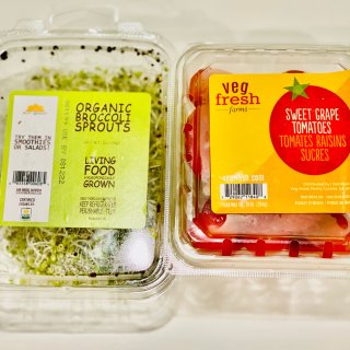 可口的沙拉🥗来自超市新鲜蔬菜🥬...