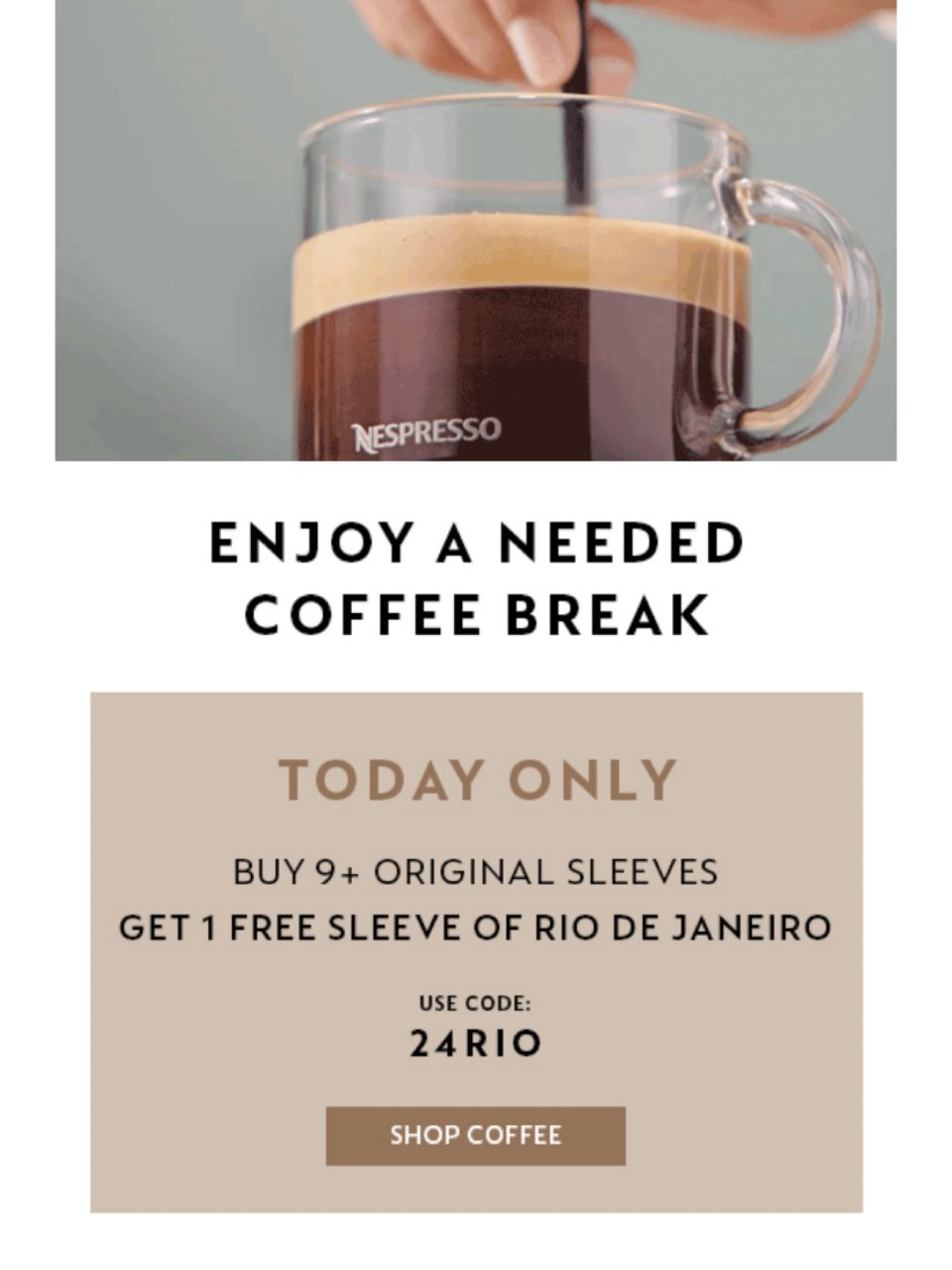 Nespresso咖啡胶囊买赠🎁仅限今日...