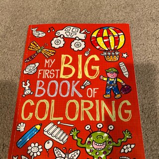 Target 塔吉特百货,Target 塔吉特百货,My First Big Book Of Coloring - By Littl,toddler activity,带娃必备