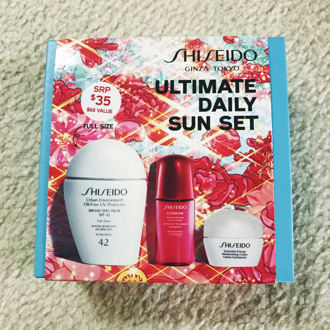 丝芙兰扫货全记录,shiseido ultimate daily sun set