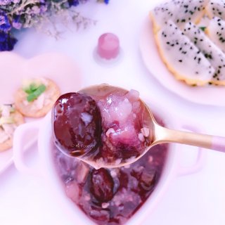 懒人版：健康又好喝的【紫薯荞麦银耳糖水】...