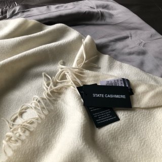 State Cashmere,Cashmere Fringe Throw Blanket – StateCas