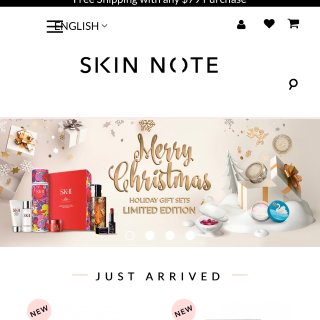 日系购物网站skin note初体验
