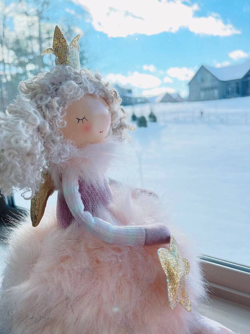 冬日暖阳，童话里的小娃娃🌸...