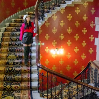 隱藏在五星酒店的19世紀維多利亞式樓梯...