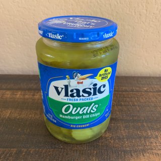 Vlasic Pickle Chips, Hamburger Dills Ovals, 24 Ounce : Everything Else