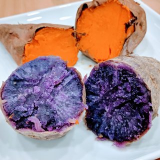 烤红薯,蒸紫薯