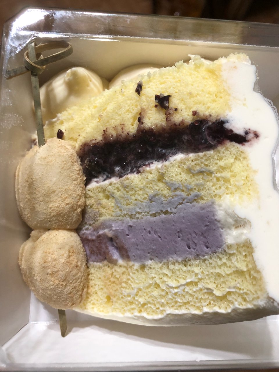 豆乳芋泥紫米蛋糕...