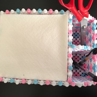 珠子纸巾盒