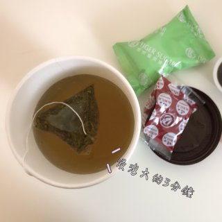 下午茶｜老虎堂 の 黑糖桃膠抹茶...