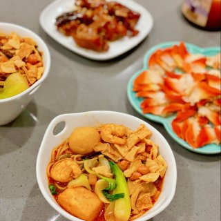 快手晚餐🥣好欢螺螺蛳粉+北极贝+红烧猪蹄...