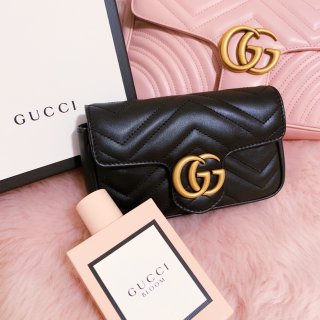 Gucci 古驰,gg marmont,small shoulder bag,Super mini bag,1110美元,684美元,Saks Fifth Avenue,Gucci bloom