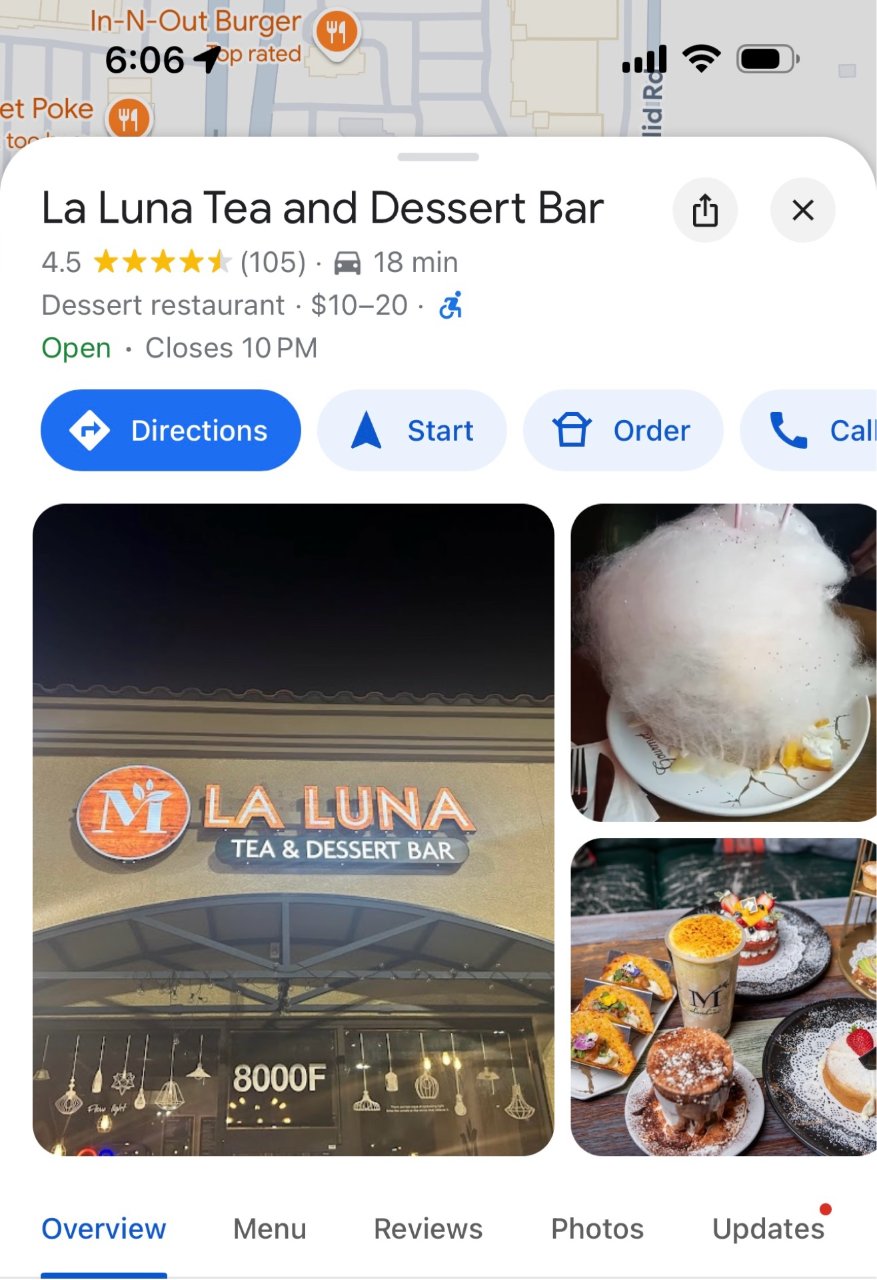 La Luna甜品店