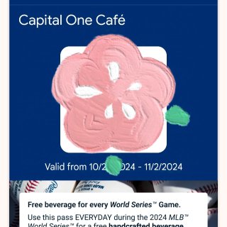 这周来capital one cafe来...