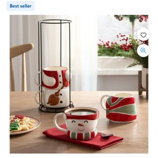 圣诞节stacking mug set二...