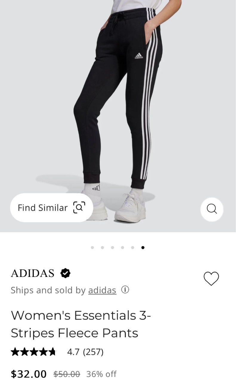 adidas Women's Essentials 3-stripes Fleece Pants | ShopSimon