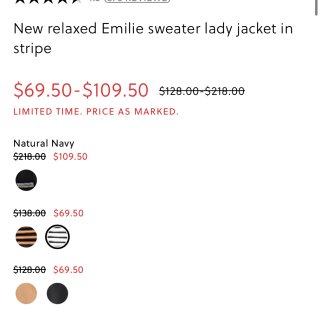 Jcrew 毛衣外套