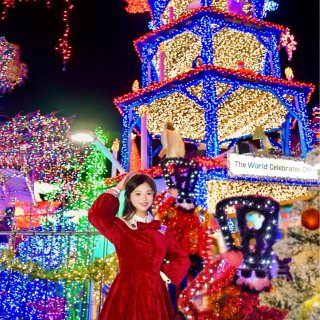 美国圣诞🎄加州邻居灯光show从不让人失...