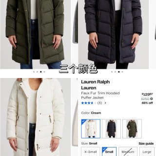 Lauren Ralph Lauren长款修身羽绒服,Nordstrom Rack