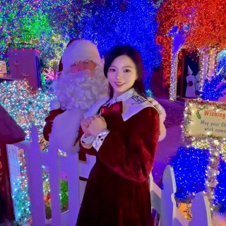 美国圣诞🎄加州邻居灯光show从不让人失...