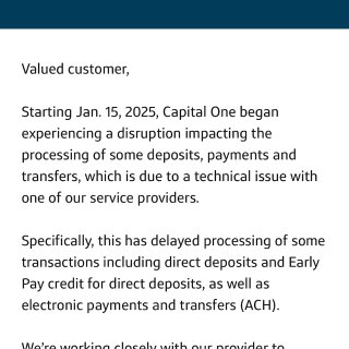 Capital One把打工人的钱卡住了...